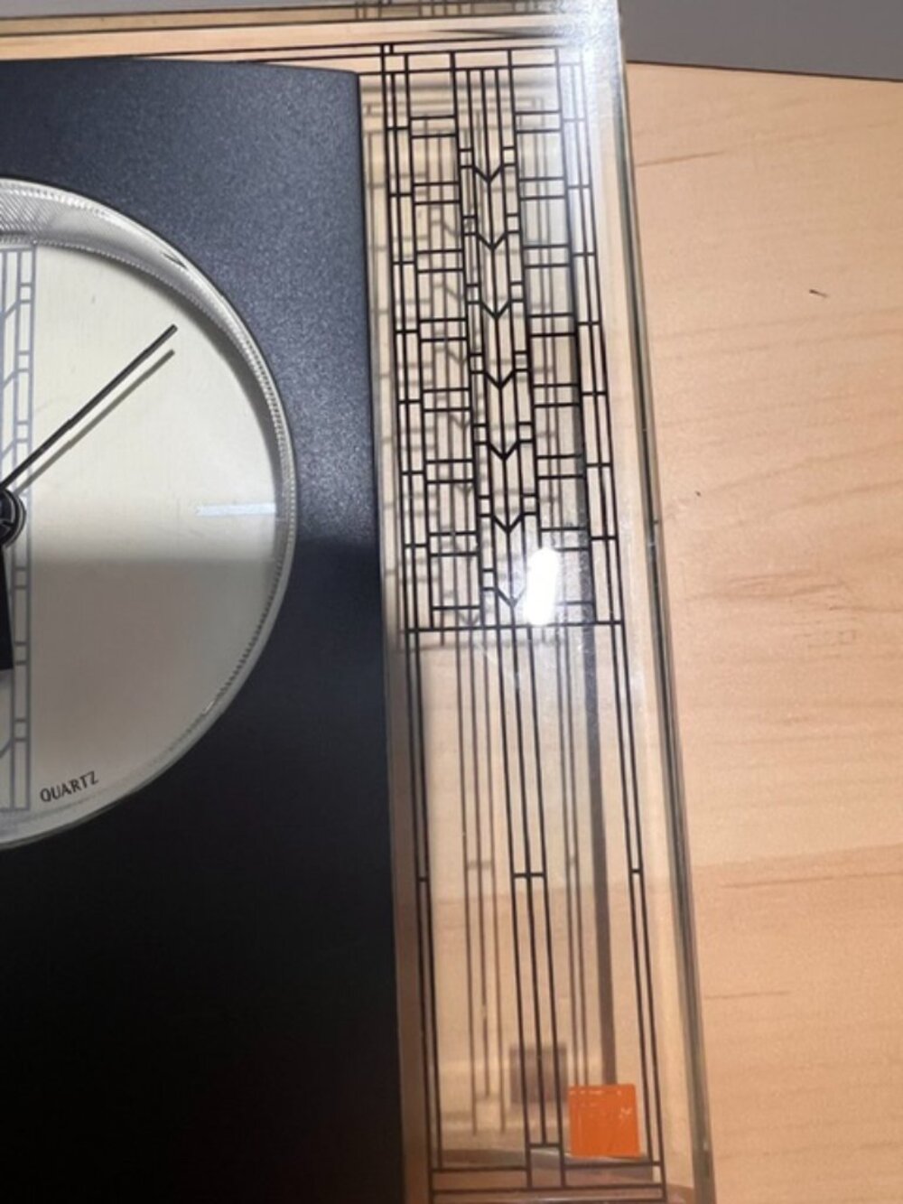 Bulova B7750 Glasner House Frank Lloyd Wright Accent Clock - Picture 5 of 9